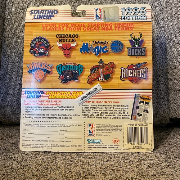 NBA Starting Lineups action figures Scottie Pippen Kevin Garnett Reggie Miller - Picture 4 of 11